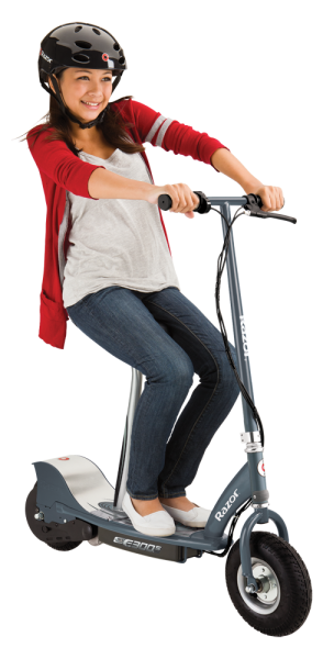 Электросамокат для детей Razor (Разор) E300S, серый | Мототека Электросамокат для детей Razor (Разор) E300S, серый | Мототека